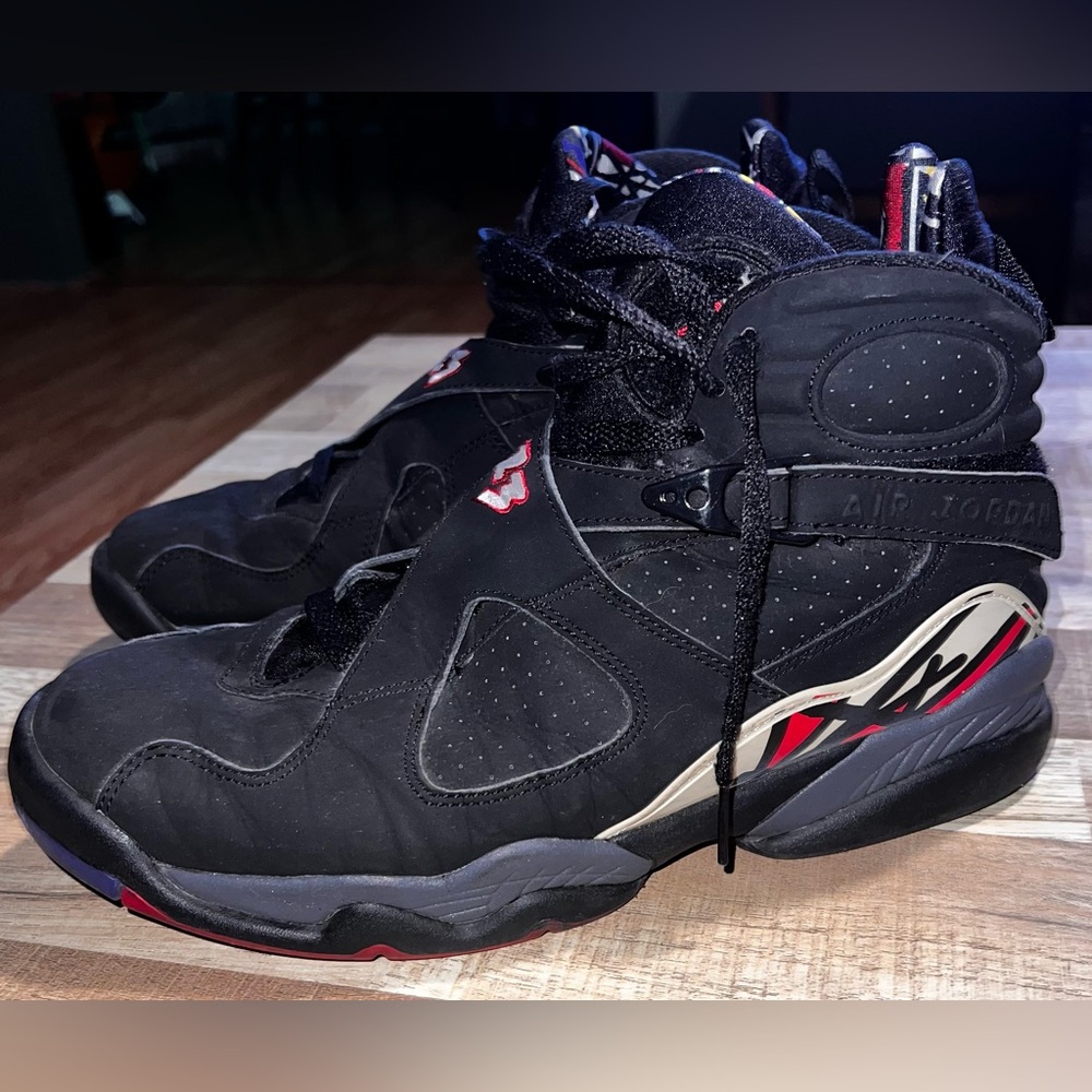 Air Jordan 8 Retro Playoff Leather
Basketball Shoes Mens Size 9.5